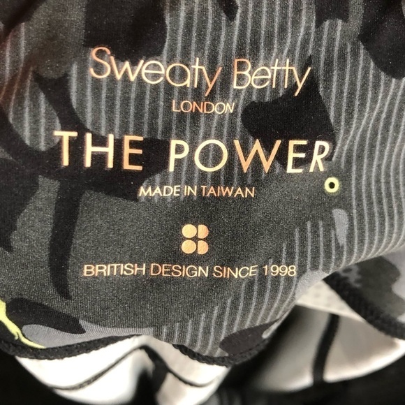 Sweaty Betty The Power Camo Pigeon Print 7/8 Leggings Small - Picture 14 of 15